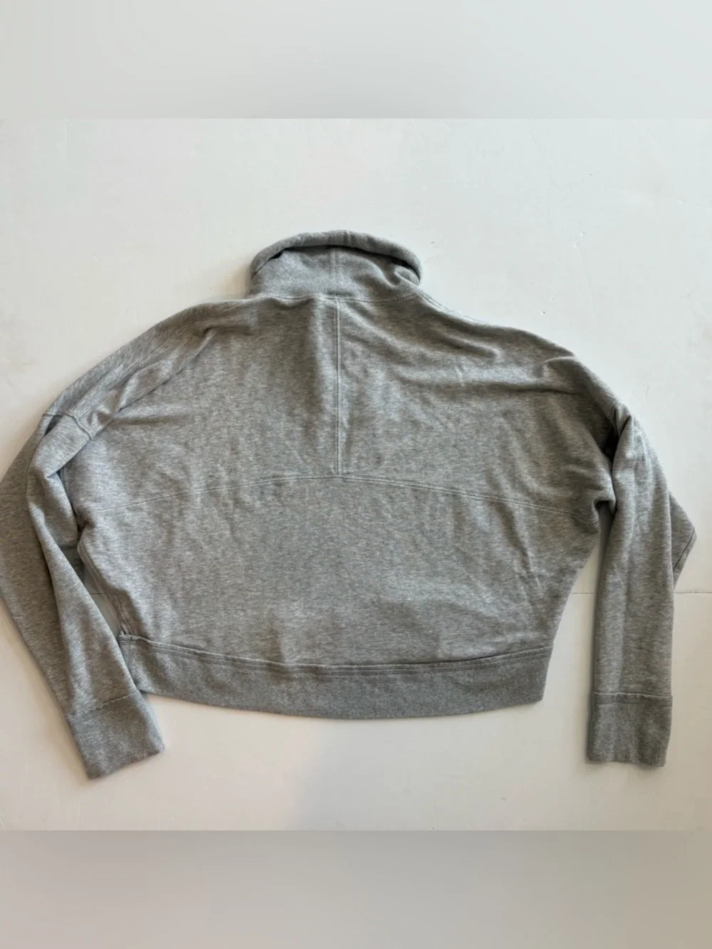 Free People Movement Gray Lara Pullover Mock Neck Sweater Small - Picture 8 of 8